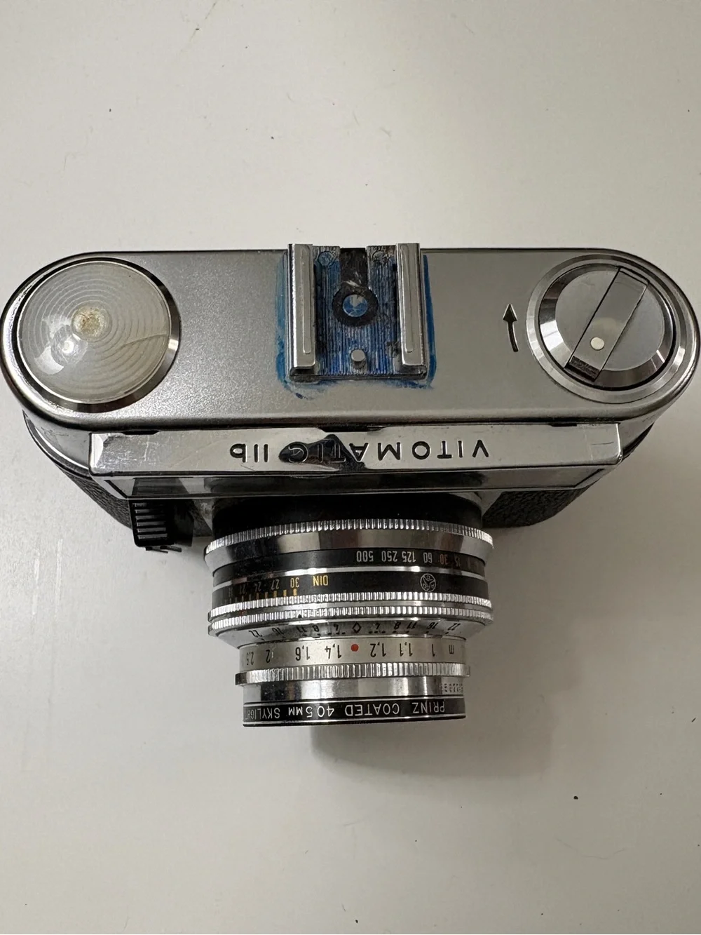 Color-Skopar 2.8/50 Vintage Compact Camera - Black & Silver